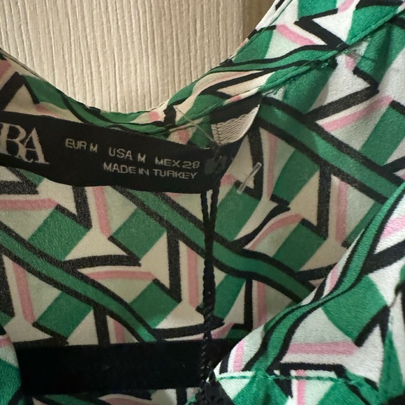 NWT Zara Geometric Satin Tops for Women - Picture 4 of 5